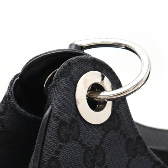 GUCCI Black Leather Shoulder Bag - Picture 5 of 7